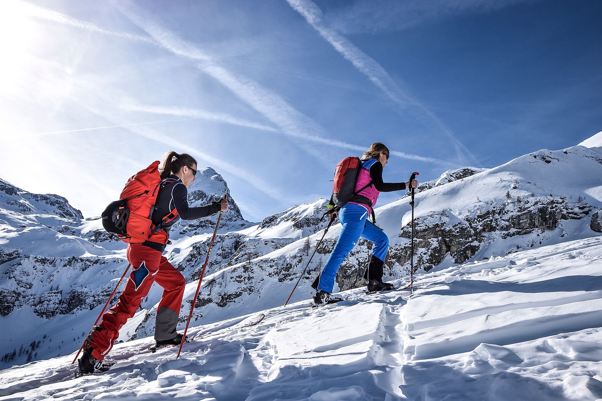 <p>Brilliant ski tour to Liebeseck - lots of variety on the ascent</p>