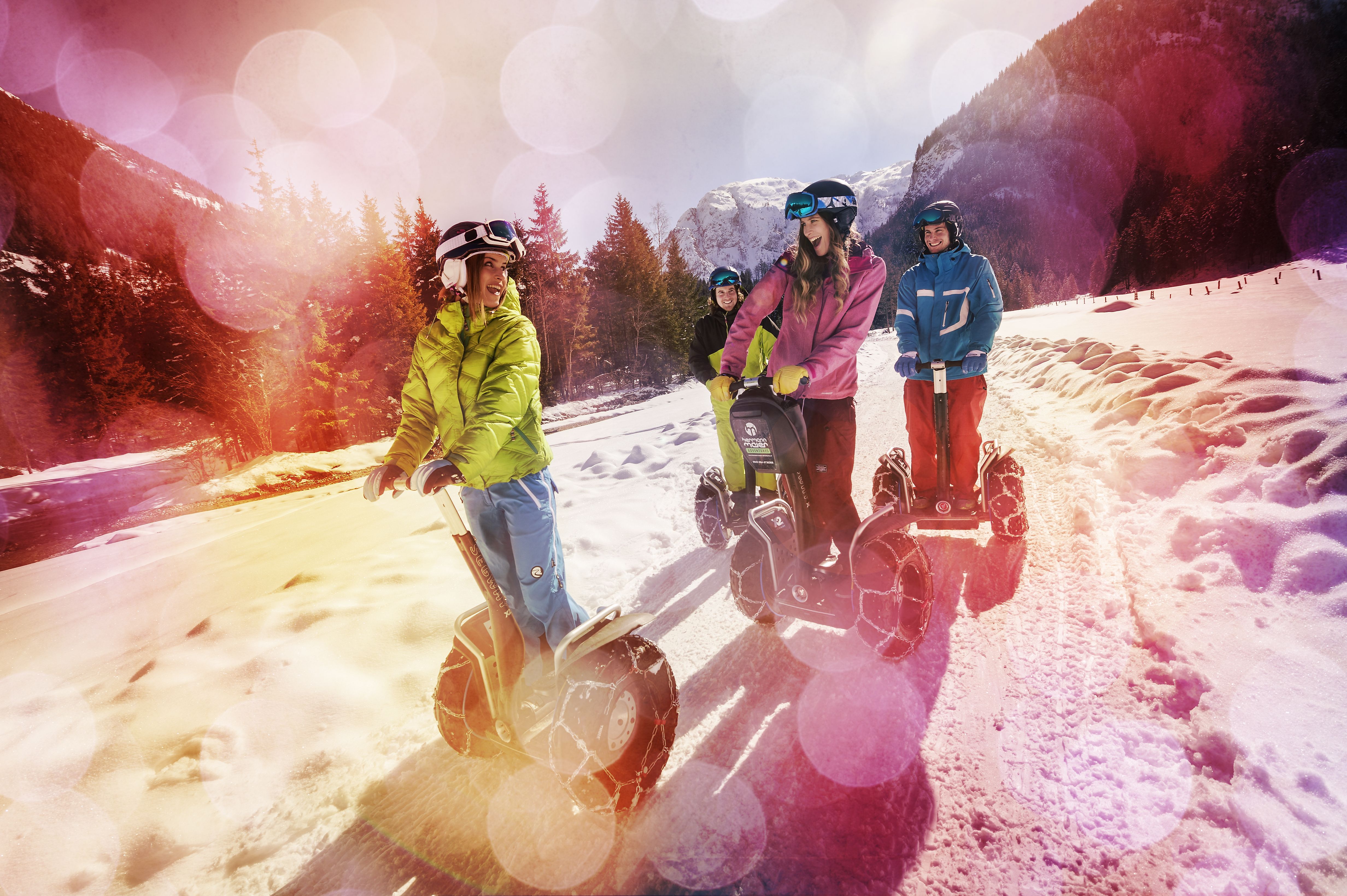 <p>Abenteuerliche Segway Tour durch die verzauberte Winterlandschaft. Der Spaß kommt nicht zu kurz.</p>